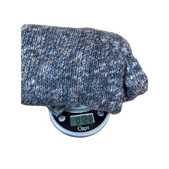 Madewell Pleated Shoulder Balloon‎ Sleeve Blue Chunky Knit Sweater Small - Picture 10 of 10